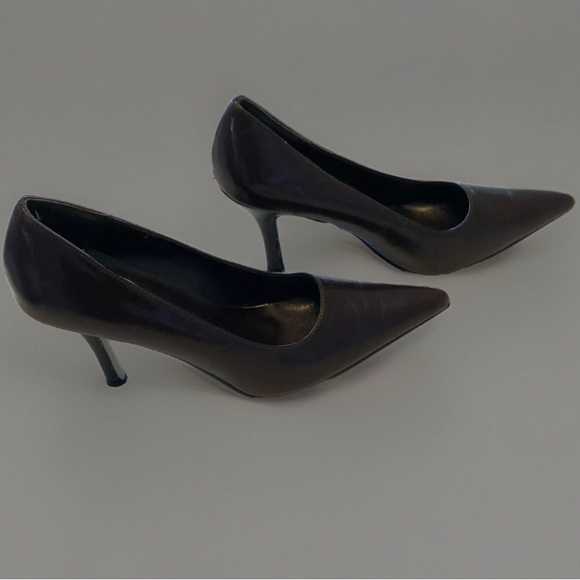 Ann Kristal Women Brown Heels Shoes Size 7.5 - 7 1/2 High Heels - Picture 3 of 9